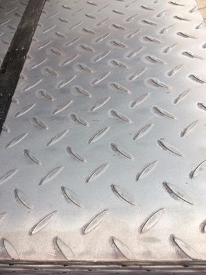 Q235 Ms ورق فولاد الماس ورق فولاد کربن خفیف